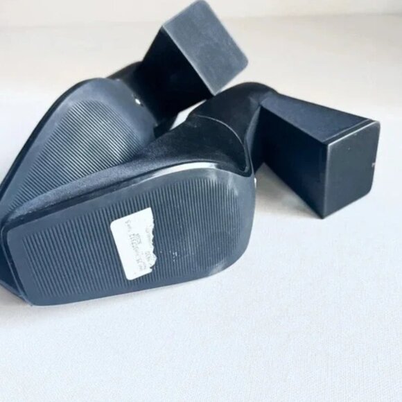 NWOT Zara Silk Block Heels - Picture 6 of 6